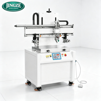 Imprimante à écran semi-automatique de bureau JZ-4060, machine d'impression à plat haute précision pour cadeaux, cuir, papier