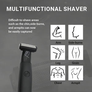 <span class=keywords><strong>Rasoir</strong></span> électrique rechargeable professionnel pour hommes 2025, IPX7, une lame avec connectivité, tondeuse hybride pour le visage et le <span class=keywords><strong>corps</strong></span> - Product Image 2