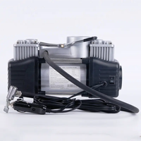 Gonfleur de pneu à double cylindre robuste de haute qualité mini pompe à air électrique portable dc 12v compresseur d'air de voiture gonfleurs de pneus
