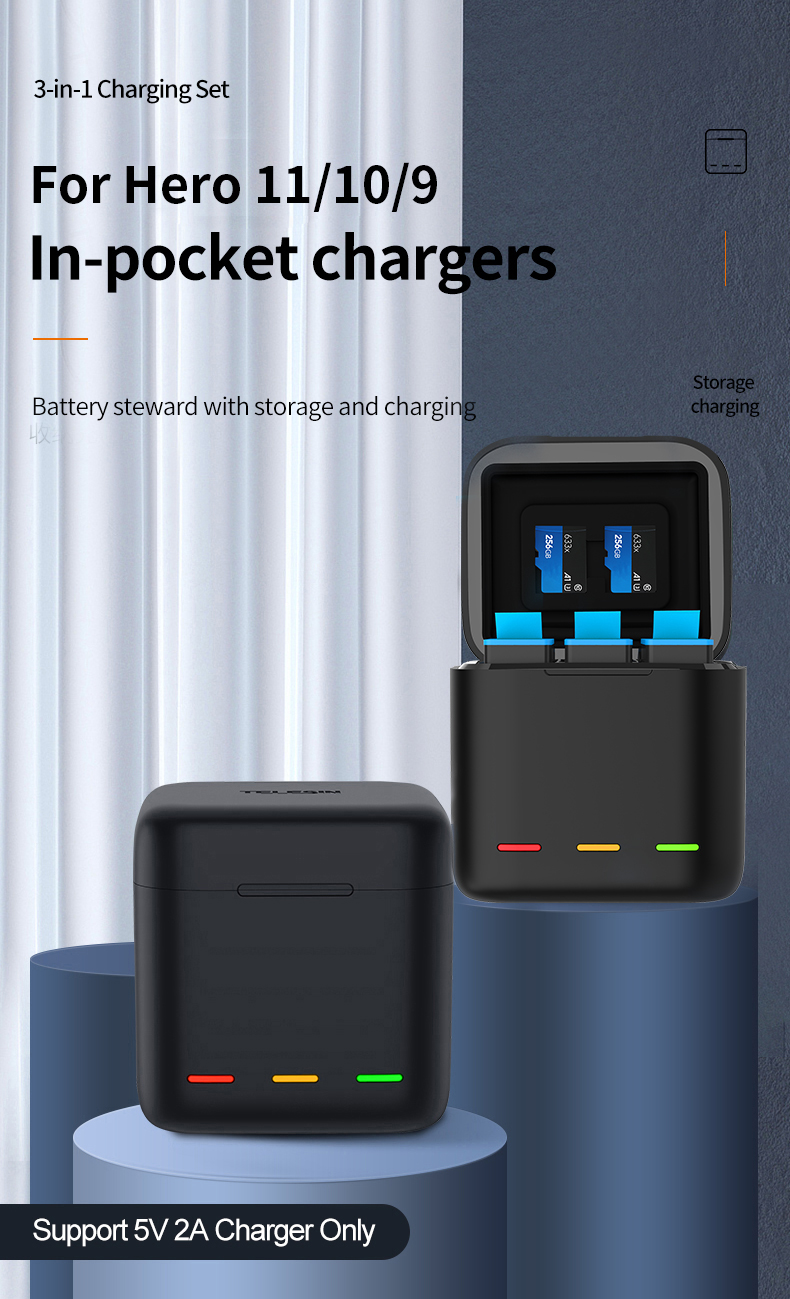 Dji Osmo Action Pro TELESIN Osmo Action Pro Battery