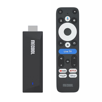 Mego1 GTV Realtek RTD1332 2K Ultra HD, 1GB de RAM, 8GB de Almacenamiento, WiFi de Doble Banda, BT 5.0, Control Remoto por Voz, Android TV Stick, el Más Popular