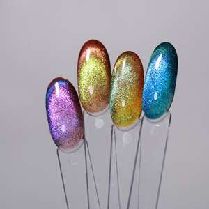 Échantillon de fournitures pour ongles, accessoires d'art, paillettes holographiques, couche de Base noire, <span class=keywords><strong>vernis</strong></span> à ongles, 0.01 $ - Product Image 3