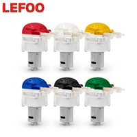 LEFOO Durable 12v DC Petite Pompe Doseuse Péristaltique avec Débit Réglable 15-110 ml/min pour Bière Vin et Sirop Alimentaire Applications