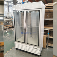 Réfrigérateur de présentation florale monotempérature 209L à refroidissement par air, économe en énergie