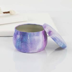 Ventas calientes regalo <span class=keywords><strong>de</strong></span> lujo Metal Aroma latas tarro vela Natural 4,4 oz cera <span class=keywords><strong>de</strong></span> soja velas perfumadas en latas boda vela perfumada - Product Image 4