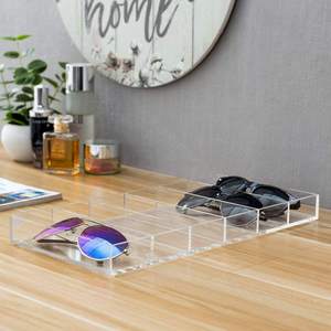 Hộp Trưng Bày Kính Acrylic Hộp Đựng Kính Râm Để Bàn Bằng Acrylic Trong Suốt Khay Đựng Kính Có 6 Ngăn - Product Image 4