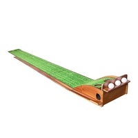 Mini dispositif d'entraînement de gazon de golf intérieur avec coffret cadeau entraîneur de balançoire pour les putters d'entraînement pour la pratique