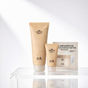 Mascarilla Facial de Arcilla de Castaño Suave de Calidad Hanyul 100mL con 15mL de Regalo y 4 Mascarillas Faciales Exfoliantes - Product Image 1