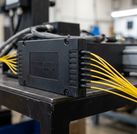 Splitter PLC Outdoor SC APC SC UPC 1x4 1x8 1x16 Tipe Kotak ABS 0.9mm Single Mode G657A1 FTTH GPON OLT ONU Peralatan Optik