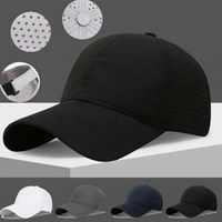 Casquette de baseball respirante en maille à 6 panneaux avec logo personnalisé de haute qualité pour hommes, casquette de camionneur, casquette bec de canard en gros