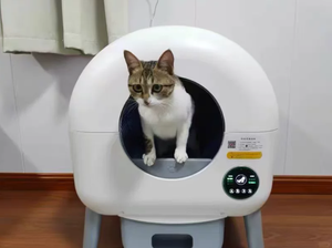 80L Large-Capacity Smart Automatic <b>Litter</b> Box Suitable for Multiple <b>Cats</b> with App-Controlled Health Monitoring and Odor Elimina - Product Image 4