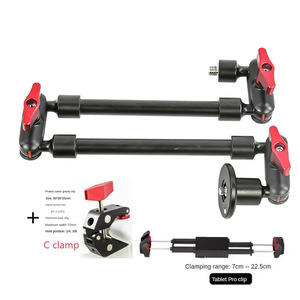 Kẹp siêu chắc với đầu bi xoay 360 độ, tay cần xoay đa năng dùng cho màn hình <span class=keywords><strong>LCD</strong></span> và đèn LED, chân máy ảnh - Sản phẩm công nghệ mới - Product Image 6