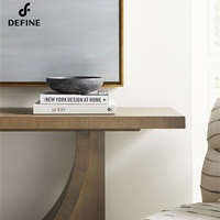 Meubles de villa d'hôtel, design moderne, tables rectangulaires pour l'entrée, tables de console en bois pour le salon