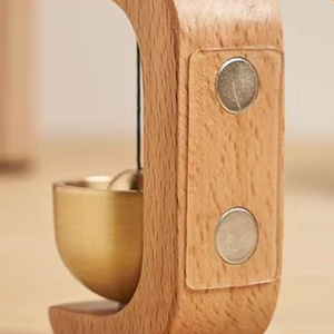 Door Wooden <b>Wind</b> <b>Chimes</b> Wireless Doorbell Entrance Door Decorative <b>Wind</b> for Home Opening Home Decoration - Product Image 3