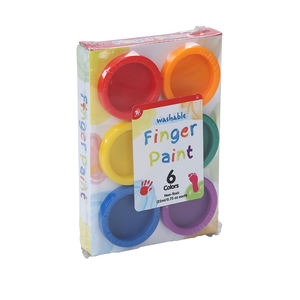 Tbc Hot Selling Wasbaar Vingerverven Niet-Giftige Kinderen Diy Gieten Pigment Spelen Organische Acrylverf 6 Kleuren Mini Pigme - Product Image 3