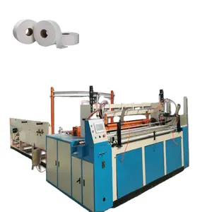 Full Automatic small Kitchen Towel and Toilet Tissue Paper Roll Making Rewinder Machines