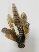 Bulu Topi Koboi Alami untuk Kerajinan DIY, Topi Pesta Natal, Kostum, Dekorasi Dream Catcher, Ornamen, Aksesori Topi Fedora