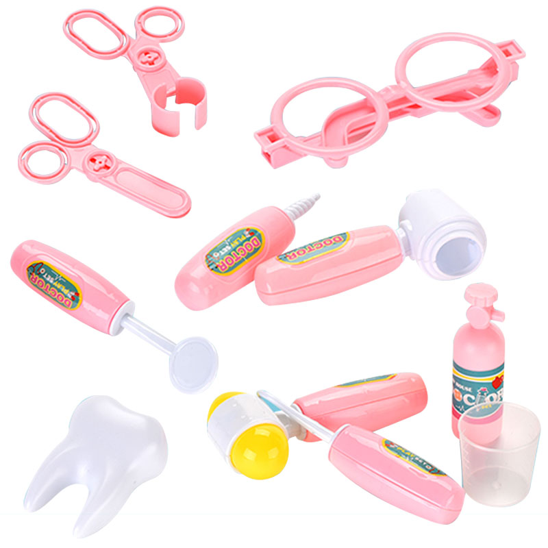 Детский игровой набор «врач», комплект для ролевых игр, набор инструментов для лечения зубов с имитацией, игрушки для помещений, развивающие игрушки