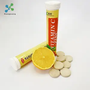 Hương vị tốt chăm sóc sức khỏe bổ sung miễn dịch tăng cường vitamin C tự nhiên với Viên sủi kẽm