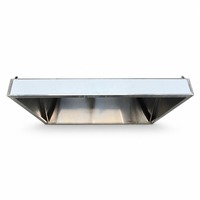 Campana Extractora Comercial de Acero Inoxidable para Cocina, Montaje en Pared, con Filtro de Grasa para Restaurante