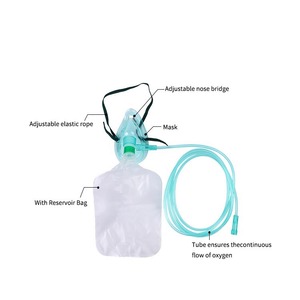 <span class=keywords><strong>Masque</strong></span> <span class=keywords><strong>à</strong></span> <span class=keywords><strong>oxygène</strong></span> durable sans recycleur pour la livraison d'<span class=keywords><strong>oxygène</strong></span> <span class=keywords><strong>à</strong></span> haut débit dans les soins médicaux d'urgence - Product Image 2