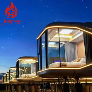 Prefab cao tùy chỉnh nóng bán mô-đun Viên Nang Nhà dự án nhà táo cabin nhà sang trọng không gian viên nang nhà cửa hàng di động - Product Image 1