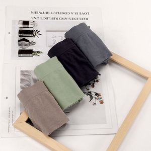 Popular Wholesale Mid-waist Men's Underwear Breathable Rraceless <b>Boxers</b> Comfortable Four-color High Elastic <b>Boxers</b> <b>Pants</b> - Product Image 2