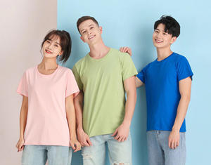 تي شيرت مخصص سريع الجفاف للرجال زي عمل قطني جيد التهوية بنمط طباعة شعار مطرز - Product Image 3