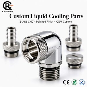 Pièces de refroidissement liquide, bloc d'eau, plaque froide, fraisage CNC, aluminium 7075, sur mesure OEM ODM pour PC, GPU, <span class=keywords><strong>serveur</strong></span> - Product Image 3