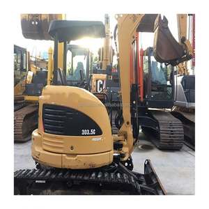 Miniexcavadora Hidráulica Usada de Alta Calidad Caterpillar 303.5, Excavadora Pequeña con Bomba, Motor y PLC - Stock de Caterpillar en Venta - Product Image 1