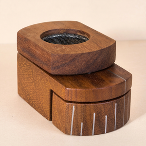 Quemador de Incienso de Madera de Acacia Hecho a Mano, Difusor de Aroma de Madera para Todas las Estaciones, Fragancia Religiosa para el Hogar, Bakhoor, Ramadán, Eid - Product Image 1