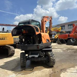 รถขุดล้อยาง Doosan DX60W มือสอง ขนาด 6 ตัน พร้อมเครื่องยนต์ เกียร์ และปั๊ม สำหรับงานก่อสร้างและงานถนน - Product Image 5