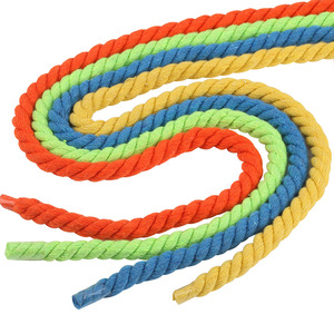 10mm-20mm stretta e morbida corda di cotone di colore naturale 100% per tutti i tipi di funzioni decorazione negozio impacchettato con corde intrecciate a mano - Product Image 4
