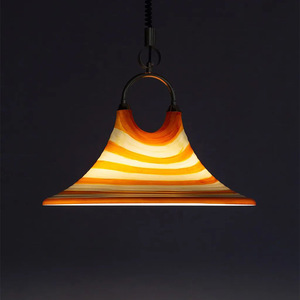 Lustre d'angle peint Jalo Home Harvest, luminaire suspendu en laiton E27 pour salle à manger, design rétro dégradé - Product Image 5