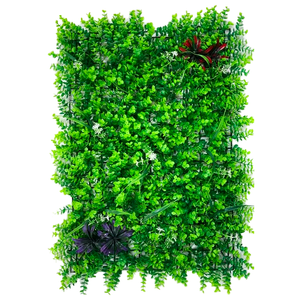 Durable resistente <span class=keywords><strong>a</strong></span> los rayos UV planta Vertical pared jardín decoración planta <span class=keywords><strong>Artificial</strong></span> boj <span class=keywords><strong>seto</strong></span> Fondo hierba <span class=keywords><strong>Artificial</strong></span> pared verde - Product Image 1