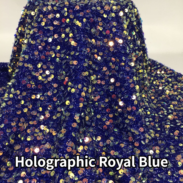 3 Bleu Royal Holographique