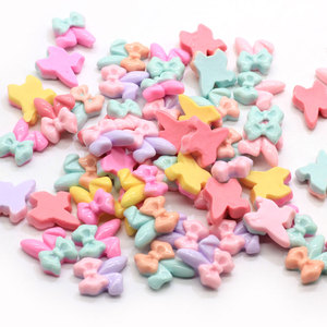Oreja de conejo Kawaii arco resina Flatback cabujones para arte de uñas, adorno Scrapbooking DIY Decoración - Product Image 4