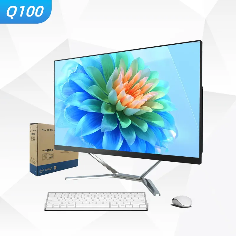 Gaming-PC der Marke OEM/ODM 23,8 Zoll i3 i5 i7 i9 Touchscreen-Grafikkarte All-in-One-PC-Desktop-Computer