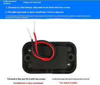 Chargeur de voiture 12V-24V à double port USB, montage en surface, pour bus, bateau, camping-car, avec ports USB-C PD et QC3.0, vente en gros