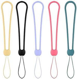 DIY Promotional Hang Rope Hand Wrist Strap String Hand Wrist Lanyard PVC Key Chain Holder Wristlet Strap