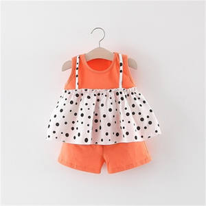 Fournisseurs de vêtements coréens : Ensemble robe et pantalon court pour enfants, T-shirt chinois, Vêtements unis pour enfants, Vente en gros au Royaume-Uni à prix abordable - Product Image 2