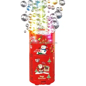 Machine à bulles de feux d'artifice automatique avec lumières et musique Machine à bulles d'autocollants de bricolage pour la fête de Noël de la Saint-Valentin
