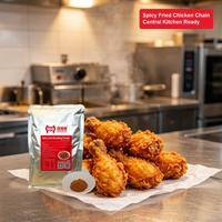 Fournisseurs chinois de poudre à frire multi-usages pour poulet frit croustillant, destinée aux usines de snacks |   Vente en gros OEM commerciale