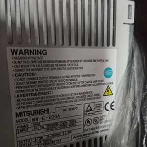 มิตซูบิชิ Mr E 200a เซอร์โวไดรเวอร์ 380v 32a 0.75kw ระบบอัตโนมัติอุตสาหกรรม - Product Image 2