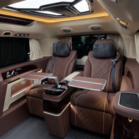 Kit intérieur VIP Mocha Brown Vito V250 V300 W447, écran de séparation, bar dissimulé, sièges, tables pliantes, équipement de sol de yacht