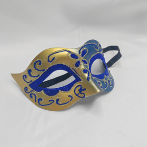 Máscara <span class=keywords><strong>de</strong></span> Fiesta <span class=keywords><strong>de</strong></span> Disfraces <span class=keywords><strong>de</strong></span> Año Nuevo HLC <span class=keywords><strong>de</strong></span> Bajo Costo, Media Cara Pintada a Mano en Verde, Negro y Rojo, Máscaras <span class=keywords><strong>de</strong></span> Carnaval <span class=keywords><strong>para</strong></span> Hombres y Mujeres - Product Image 2