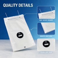 Sac à pain en LDPE avec soufflet de fond pour pain de mie, qualité alimentaire, imprimé en héliogravure, solution d'emballage personnalisée