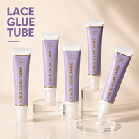 Colle pour perruques en tube de 20 ml, marque privée, forte tenue, longue durée, imperméable, adhésif pour perruques en dentelle