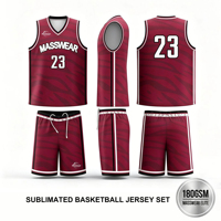 Uniformes de Baloncesto Juveniles Sublimados, Conjunto de Camiseta de Baloncesto Transpirable Pro-Mesh de 180GSM Personalizada, Tecnología de Lavado 50+, Equipación Deportiva Estadounidense