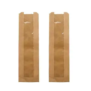 Paper Kraft Bags Business Sack Party Craft Food Delivery Biodegradable Sac Best Selling Mini Paper Gift Bags Without Handles